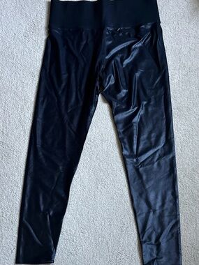 Carbon38 NWOT Black Takara Shine Stretch Leggings - XXL High Rise Waistband